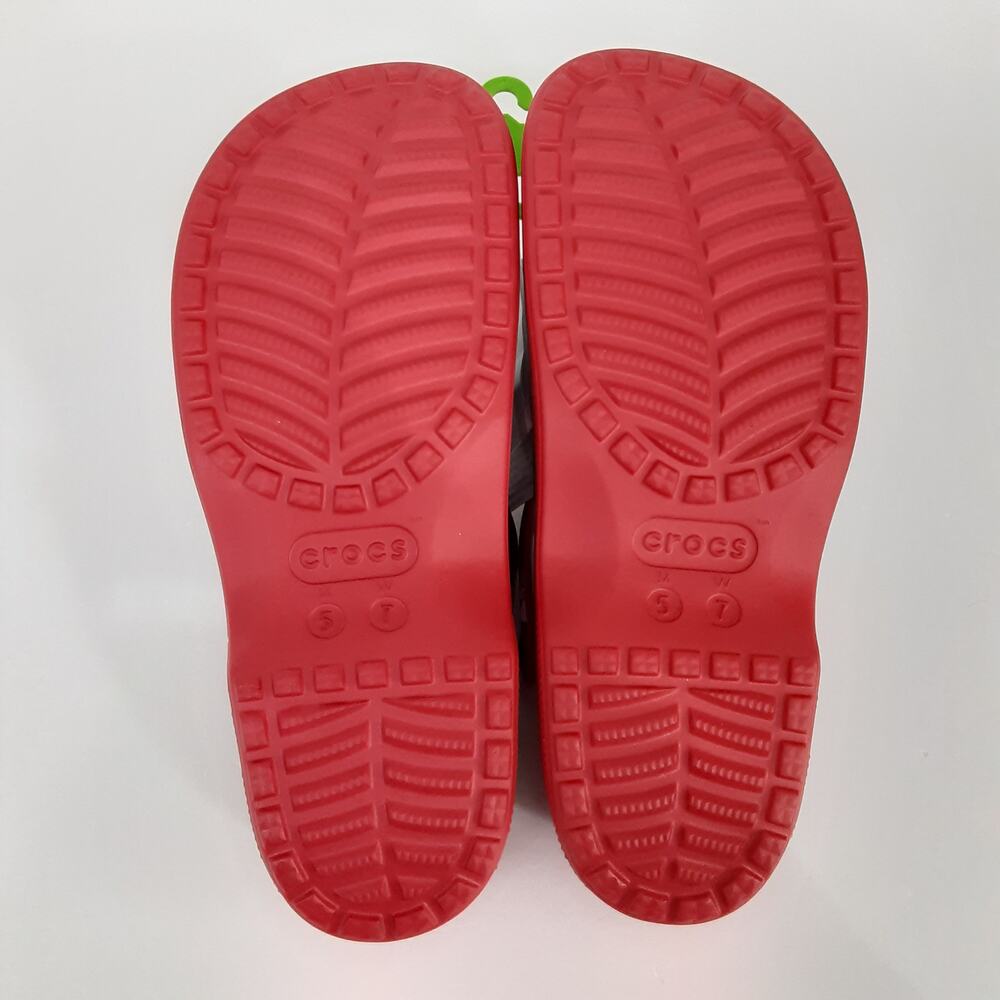 Crocs Disney Minnie Mouse Mary Janes Red Womens 7 Platform Slip On Chunky NWT - Picture 6 of 9